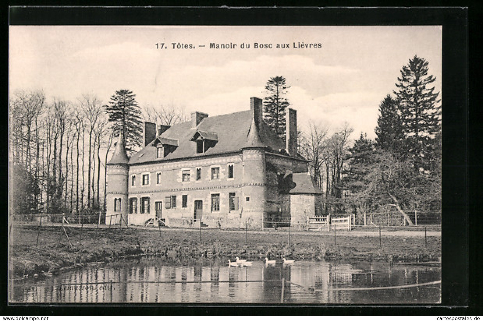 CPA Totes, Manoir Du Bosc Aux Lièvres  - Totes