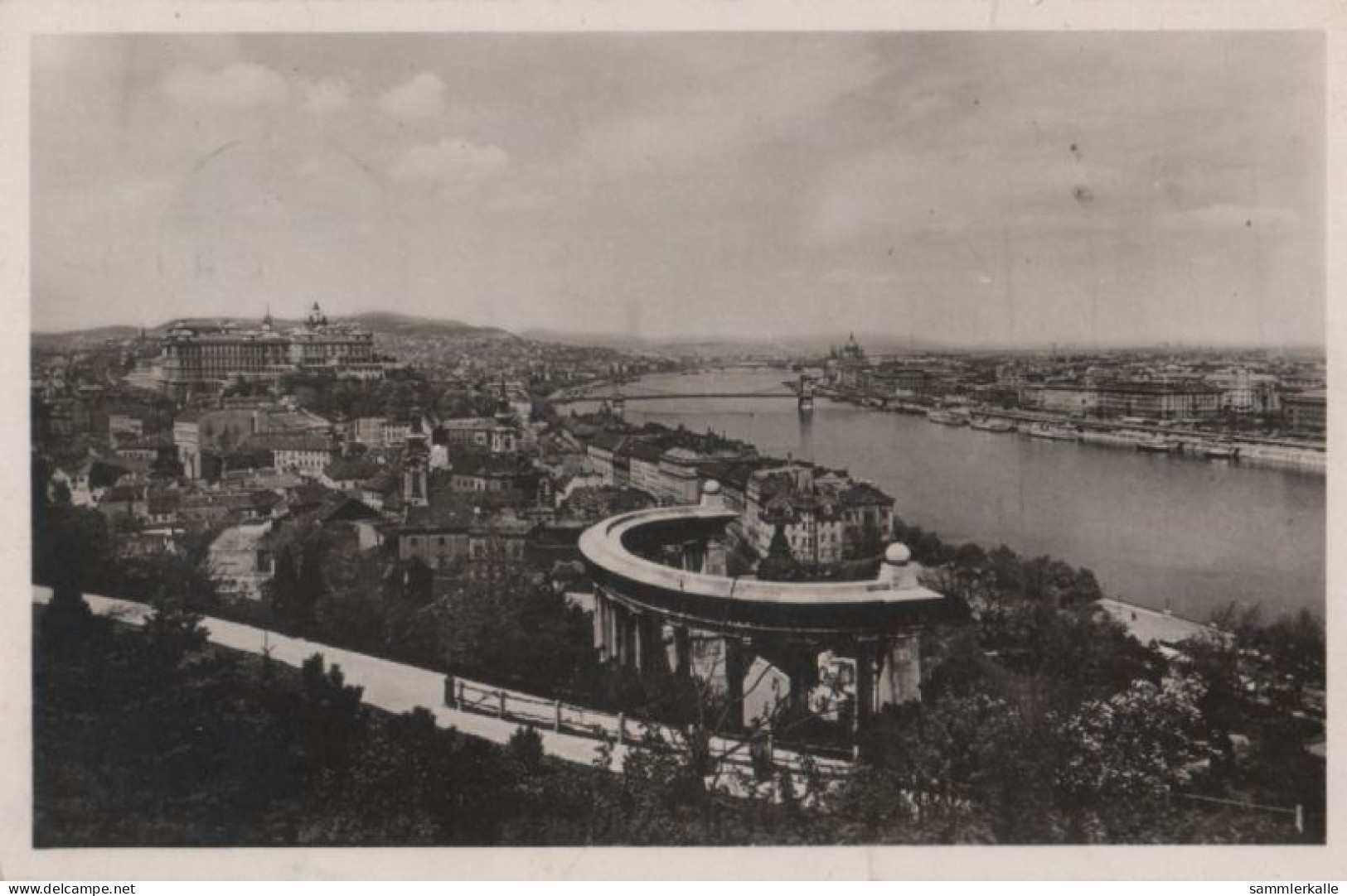 72094 - Ungarn - Budapest - Panorama Mit Burg - 1927 - Hongrie