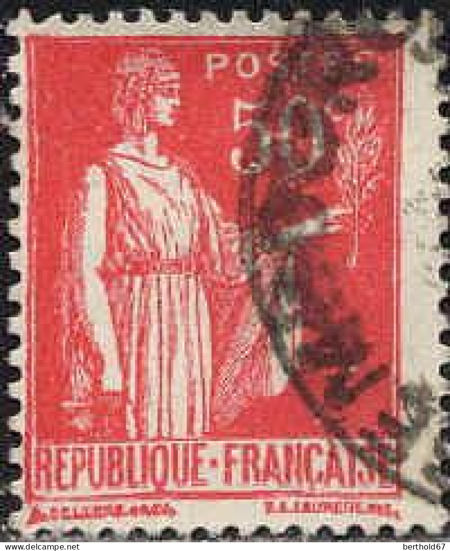 France Poste Obl Yv: 283 Mi:276 Type Paix (Beau Cachet Rond) - Used Stamps