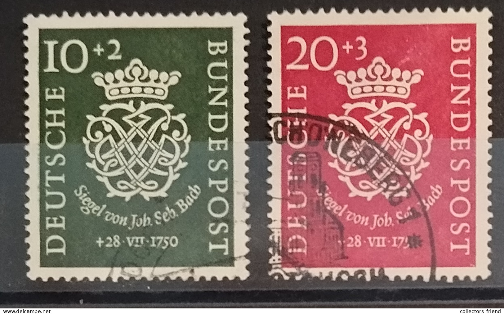 Germany BRD - 1950 - Mi 121 / 122 - Used - Used Stamps