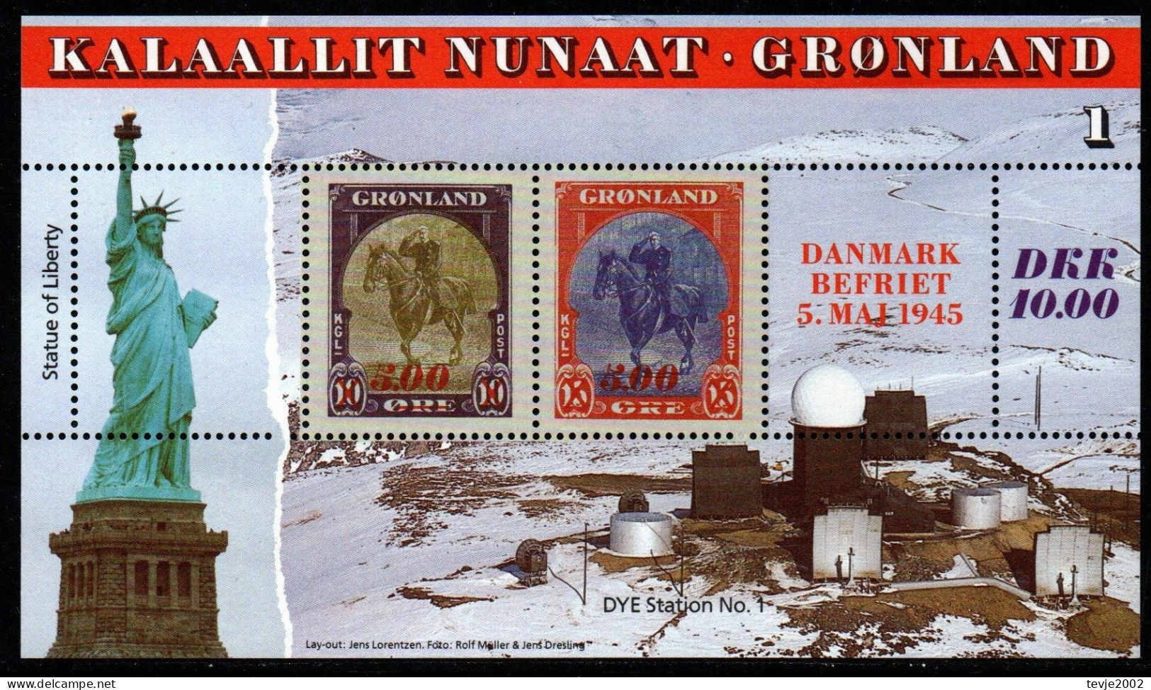 Grönland 1995 - Mi.Nr. Block 6 - Postfrisch MNH - Blocchi