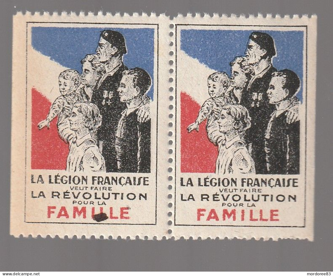 VIGNETTE LA LEGION RANCAISE VEUT FAIRE LA REVOLUTION POUR LA FAMILLE NEUF** - Military Heritage