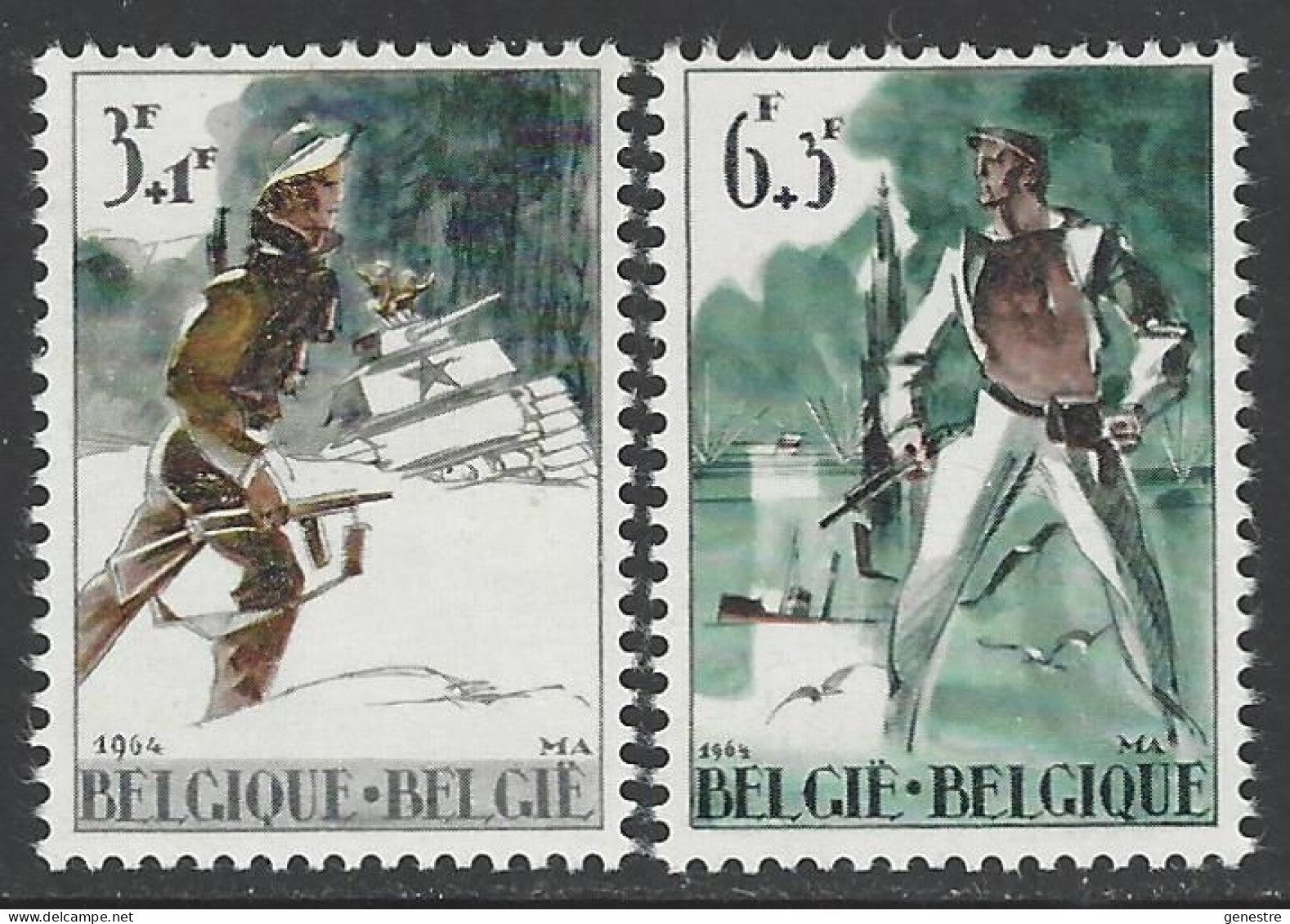 Belgique - 1964 - COB 1296 à 1297 ** (MNH) - Unused Stamps