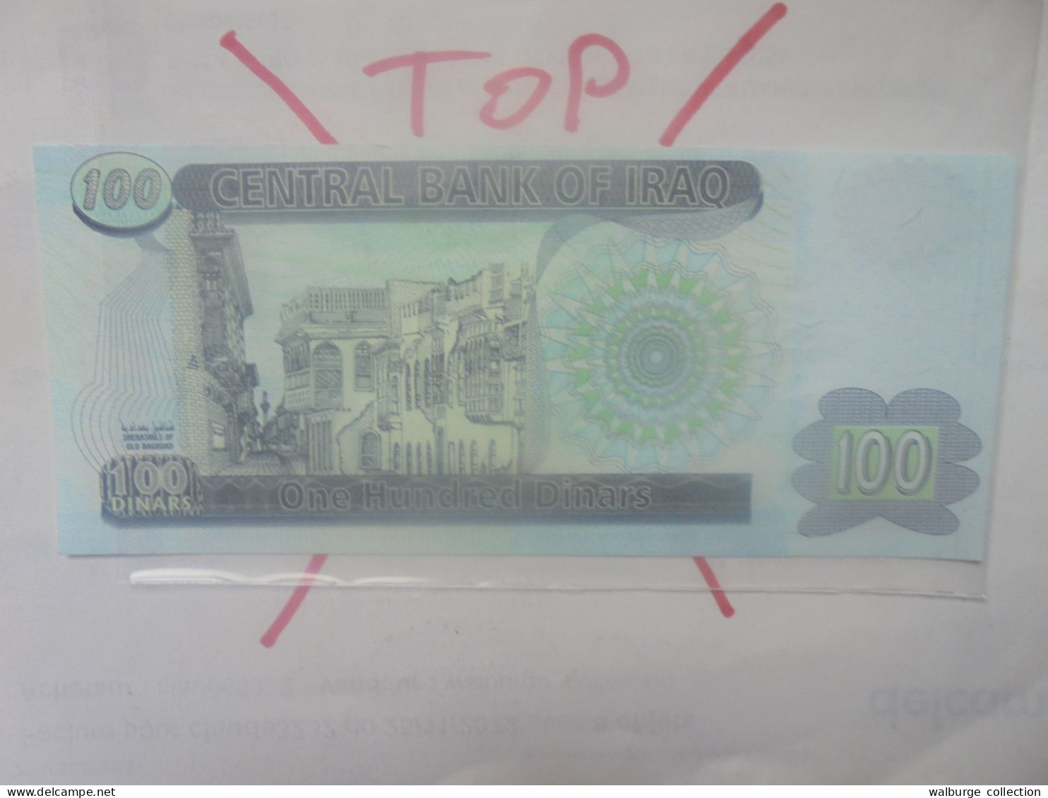 IRAQ 100 DINARS 2002 Neuf (B.33) - Irak