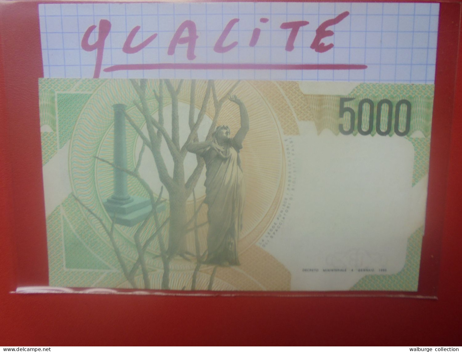 ITALIE 5000 LIRE 1985 Circuler Jolie Qualité (B.33) - 5000 Lire