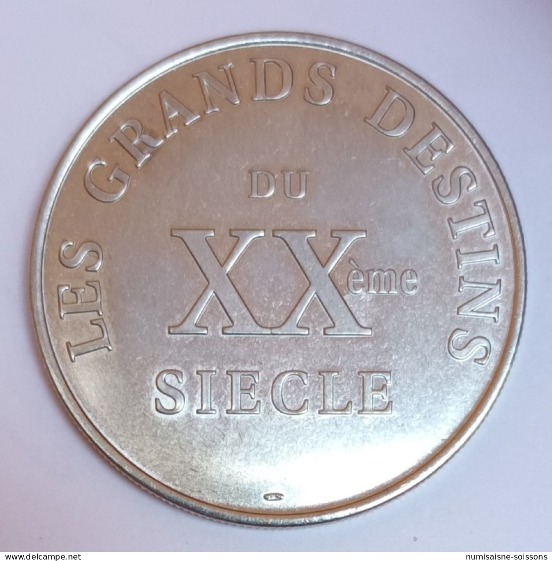 MÉDAILLE - 'LES GRANDS DESTINS DU XXEME SIECLE' - LECH WALESA - SPL - Autres & Non Classés