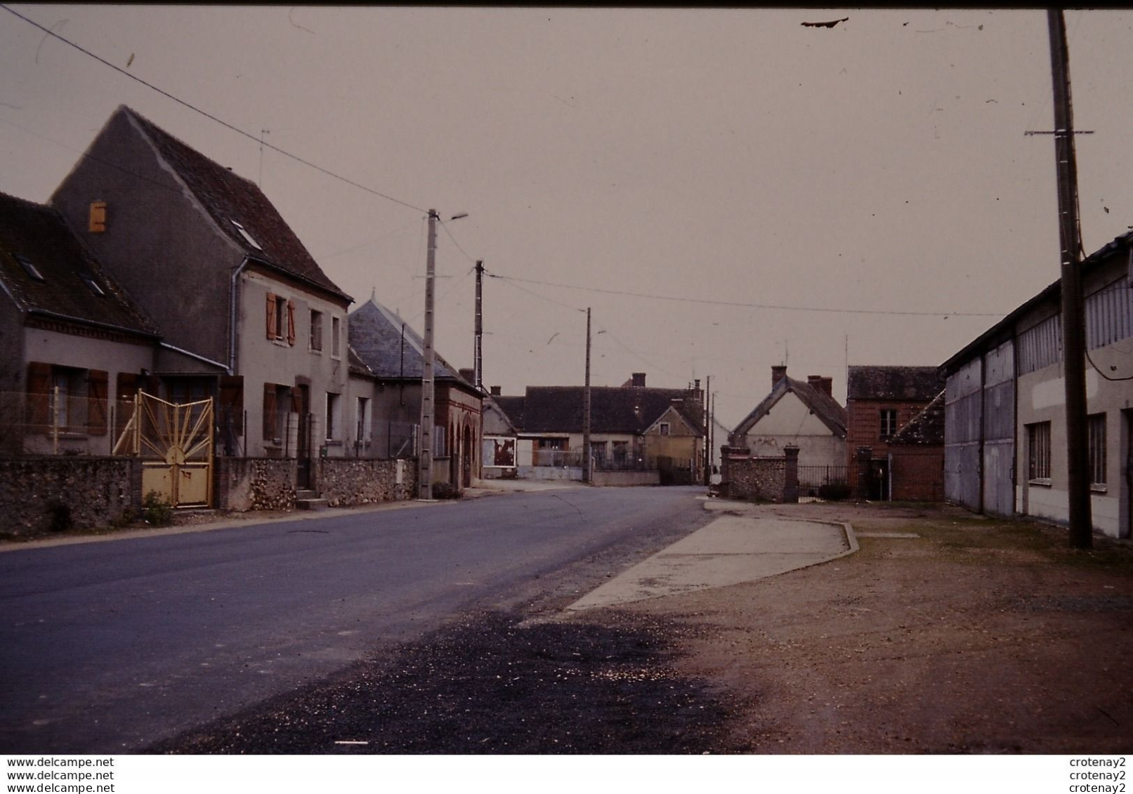 Photo Diapo Diapositive Slide 28 LAONS Vers Brézolles Le 23/02/1996 VOIR ZOOM - Diapositives