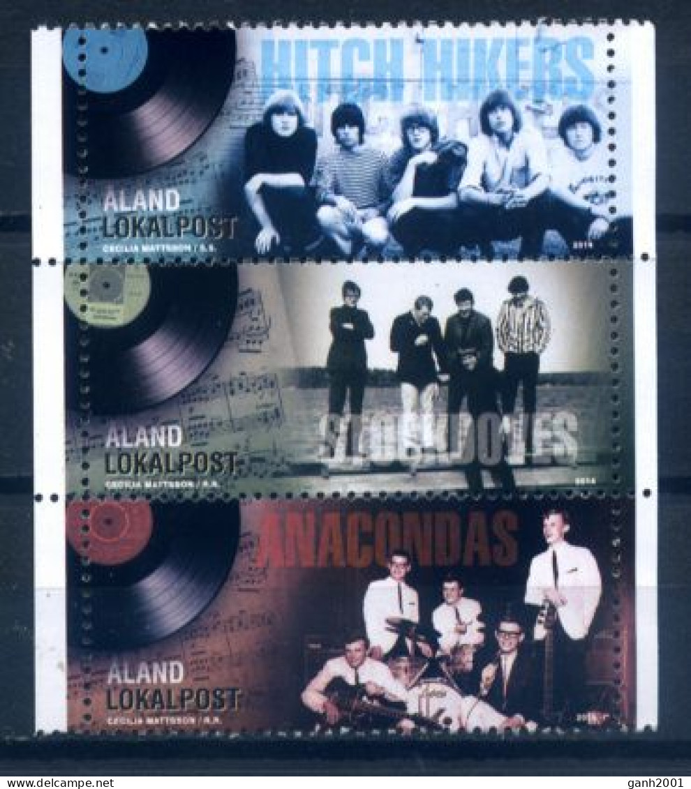 Aland 2014 / Modern Pop Music Groups MNH Música Moderna Musik / Iw27  1-7 - Musique