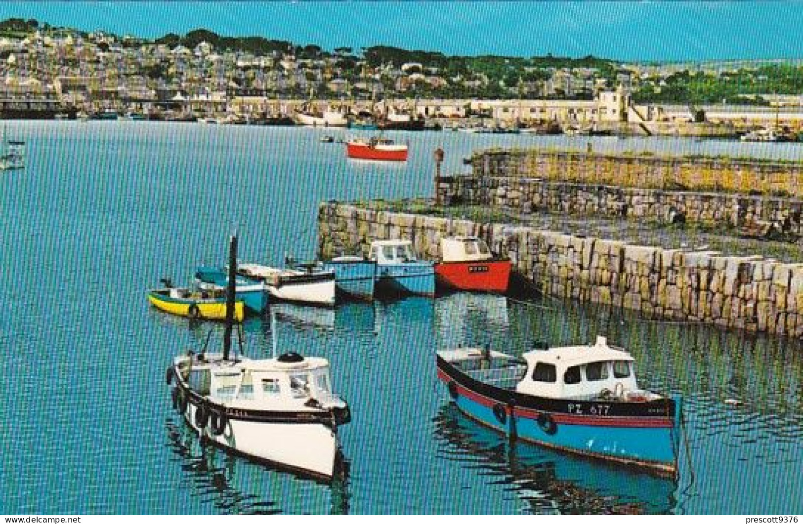 Newlyn Harbour - Cornwall - Unused Postcard - Cor2 - St Michael's Mount