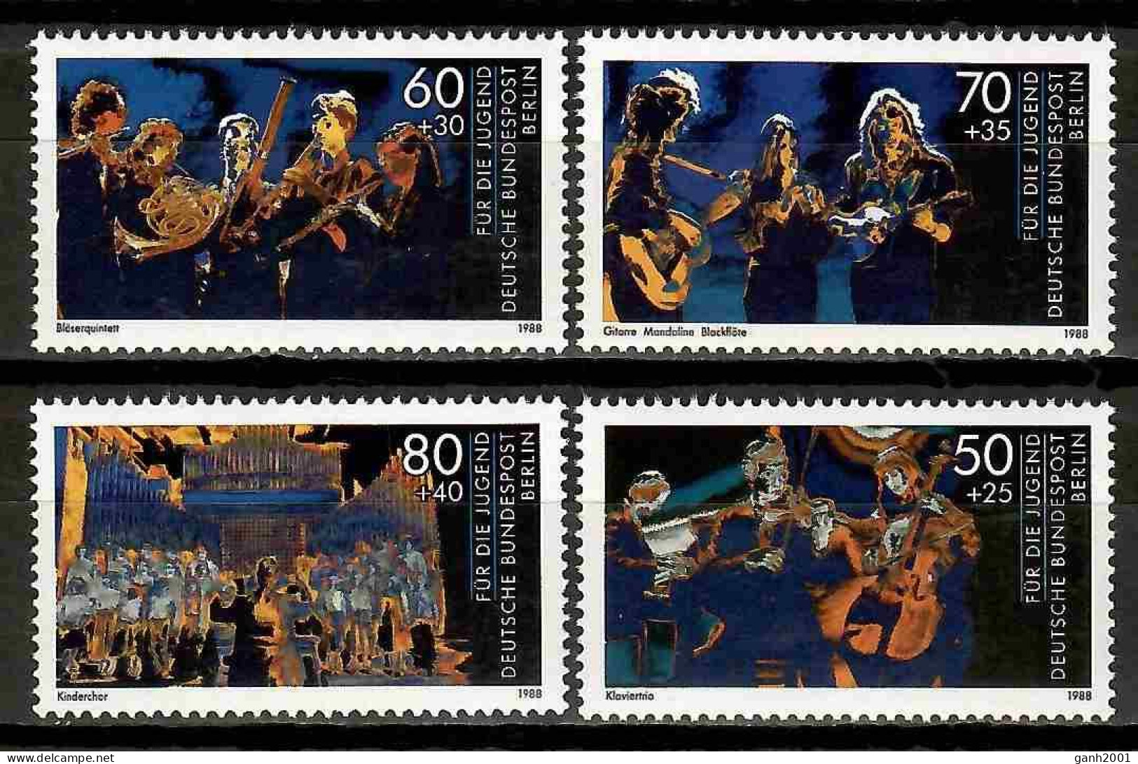 Berlin Germany 1988 Alemania / Music Youth Orchestra MNH Música Musique Musik / Ko31  22-39 - Musique