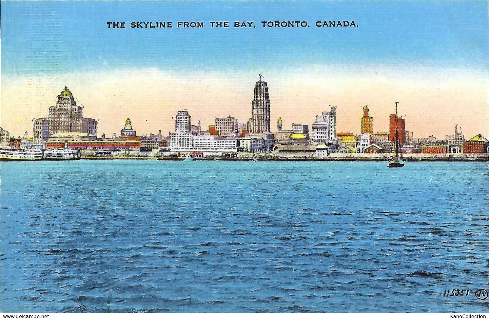 Toronto, Skyline From The Bay, Nicht Glaufen - Toronto