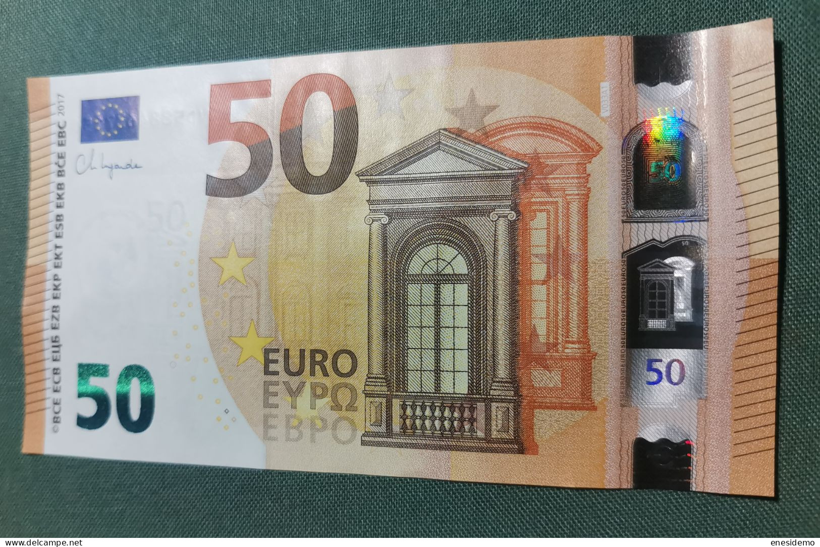 50 EURO SPAIN 2017 LAGARDE V033A1 VD SC FDS UNCIRCULATED PERFECT - 50 Euro
