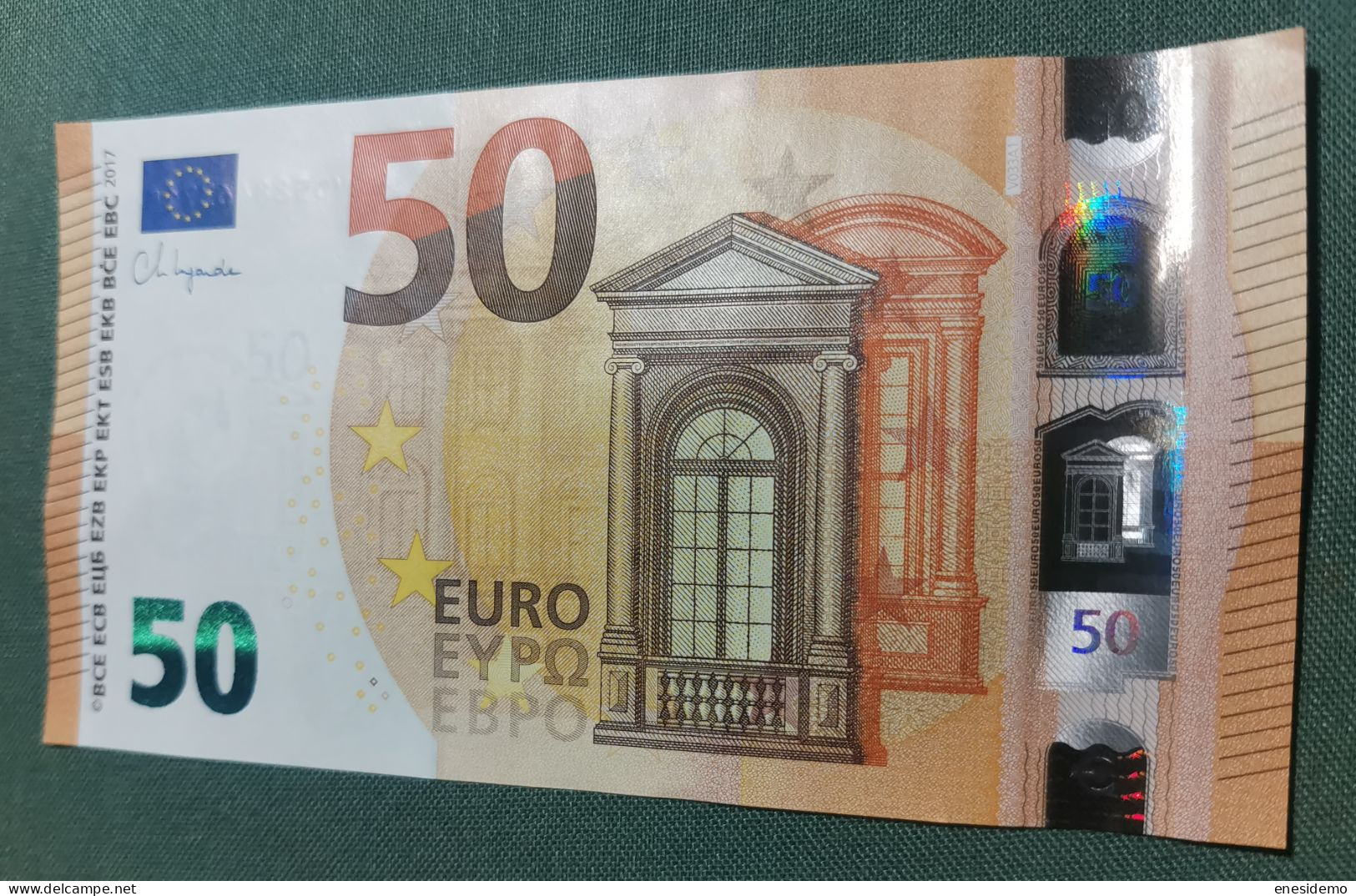 50 EURO SPAIN 2017 LAGARDE V033A1 VD SC FDS UNCIRCULATED PERFECT - 50 Euro