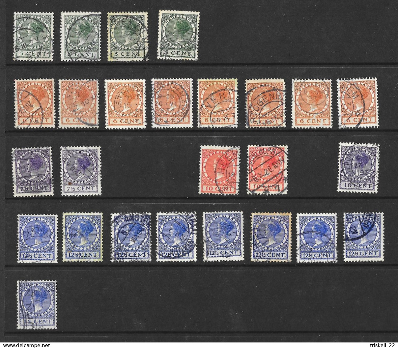 Pays-Bas  Lot De 26 Timbres - Usados