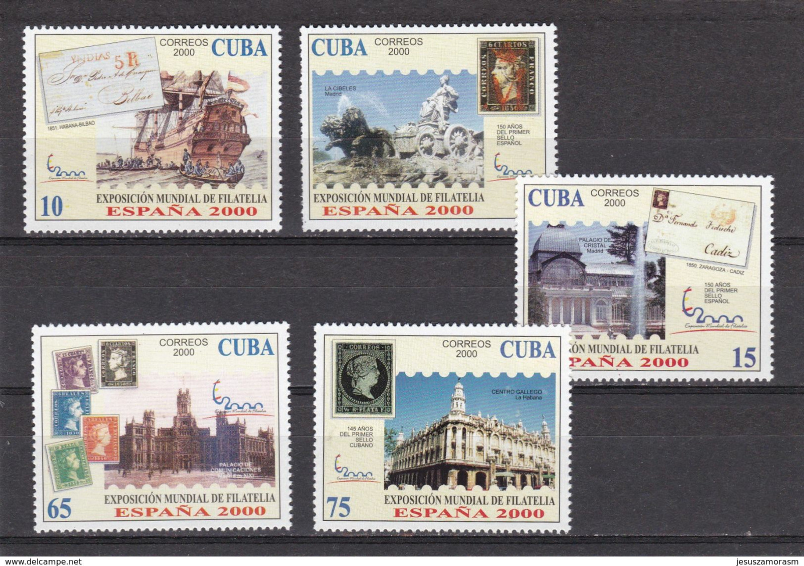 Cuba Nº 3889 Al 3893 - Neufs