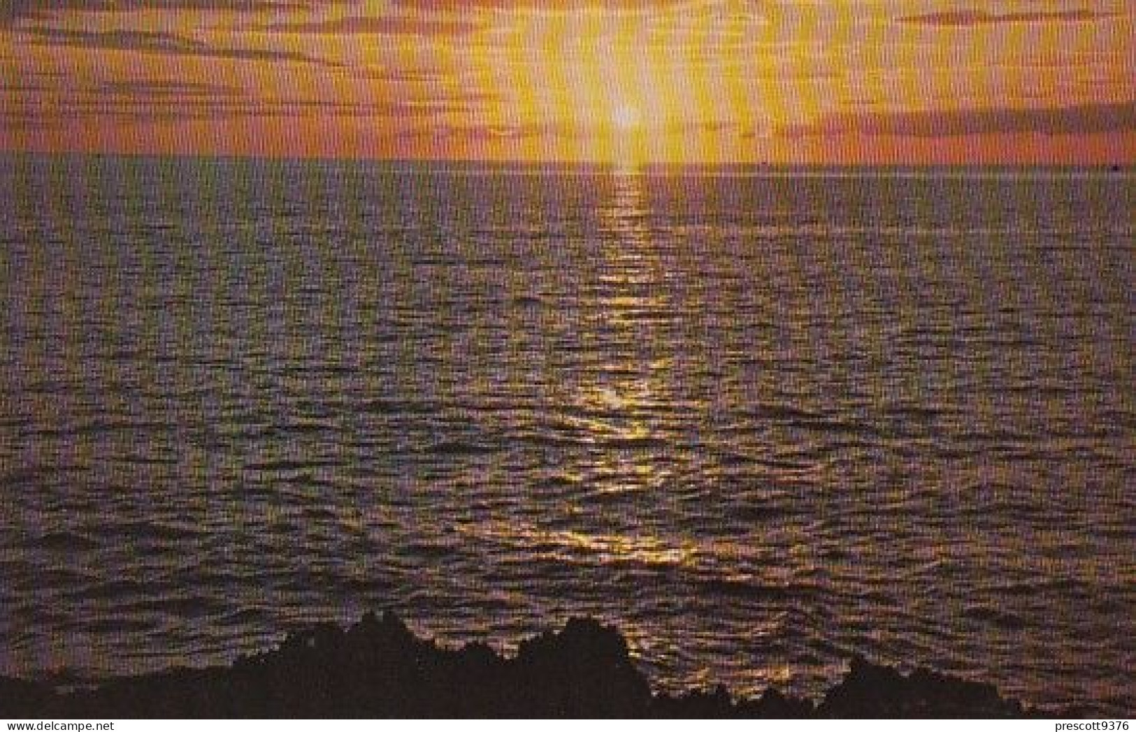 Cornish Sunset - Cornwall - Unused Postcard - Cor2 - St Michael's Mount