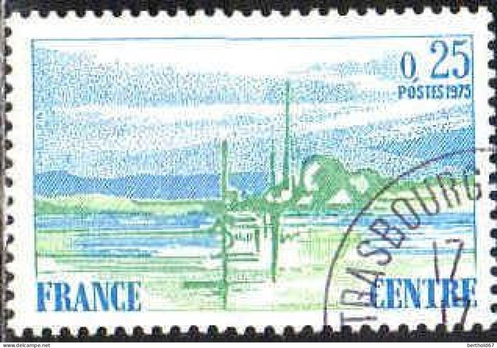 France Poste Obl Yv:1863 Mi:1954 Région Centre (TB Cachet Rond) - Gebraucht