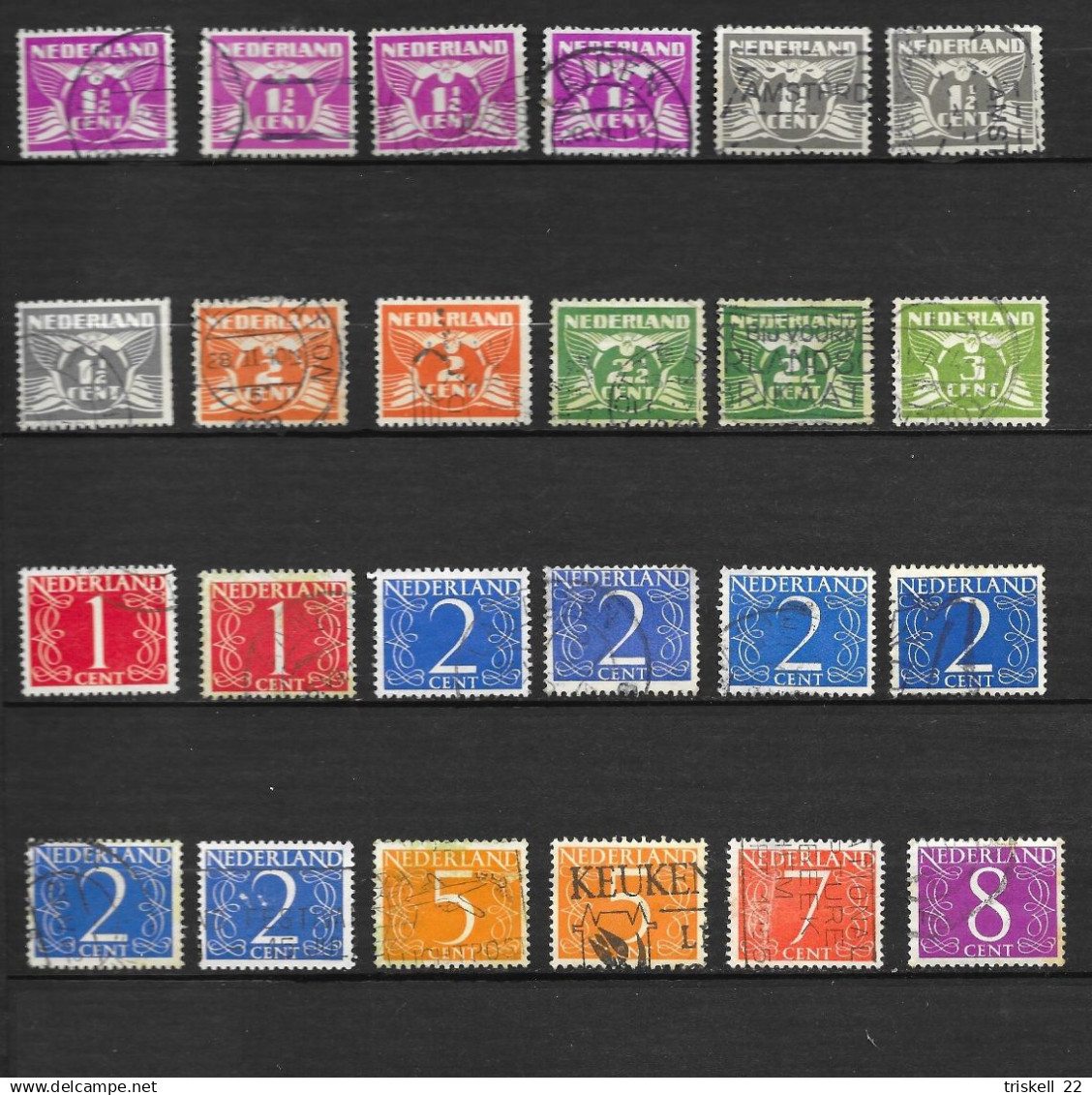 Pays-Bas  Lot De  24 Timbres - Collezioni