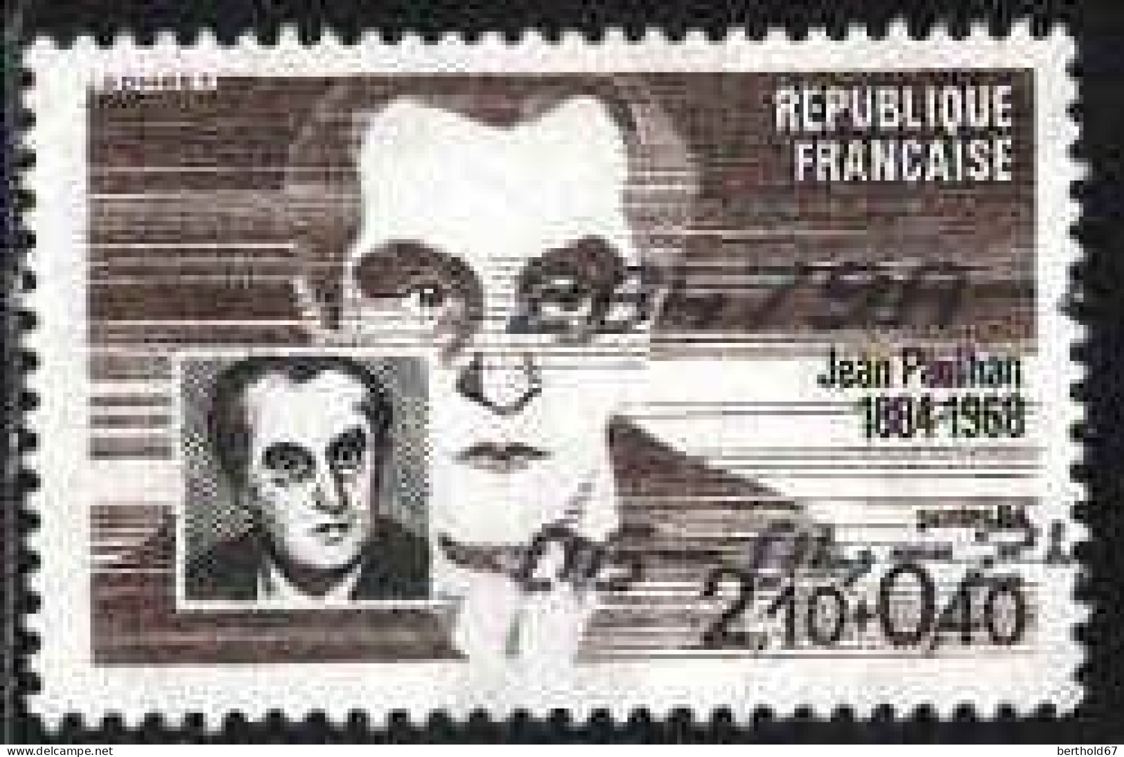 France Poste Obl Yv:2331 Mi:2470 Jean Paulhan Ecrivain (Obl.mécanique) - Used Stamps