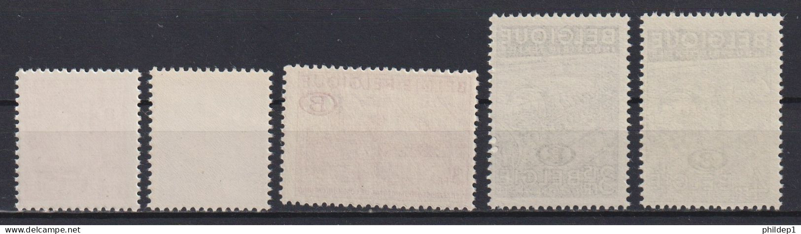 Belgique: COB N° S42/46 **, MNH, Neuf(s). TTB !!! - Neufs