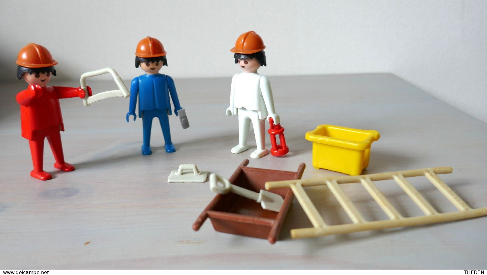 Playmobil System Klicky Chantier Lot Ouvriers Bâtiment Outils échelle Lanterne - Playmobil