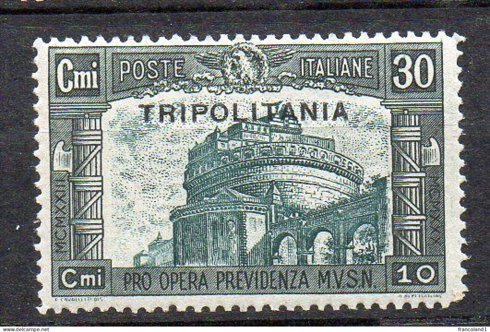 Tripolitanea 1930 Milizia III N. 69 Nuova MLH* Sassone 60 Euro - Tripolitania