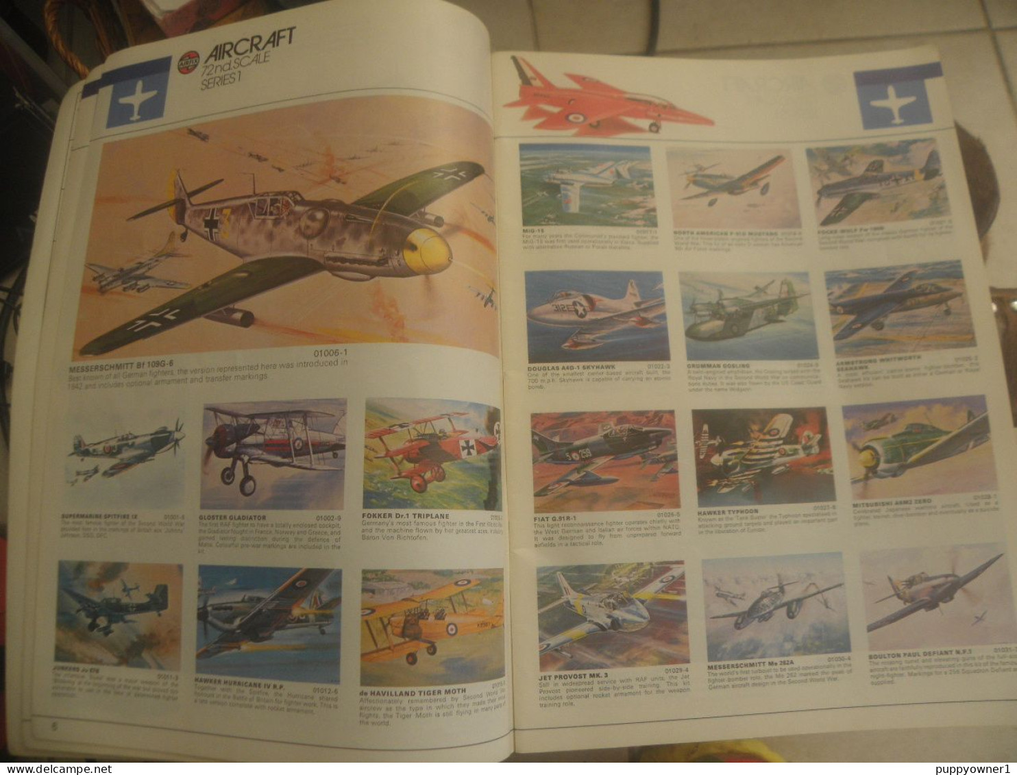 vintage airfix kit catalogue 1977 (en anglais)