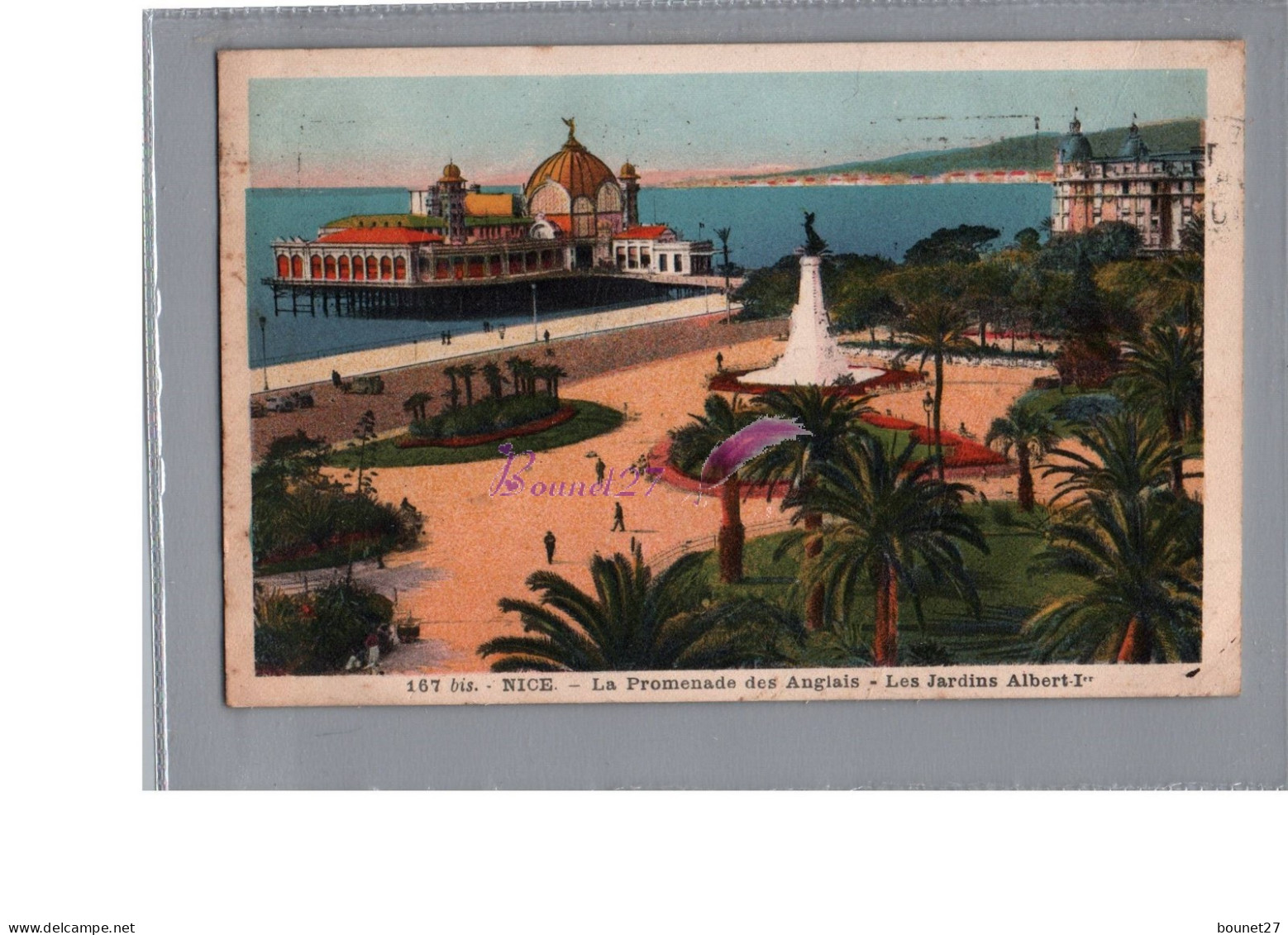 CPA - NICE 06 - La Promenade Des Anglais Les Jardins Albert 1er 1939 - Parcs Et Jardins