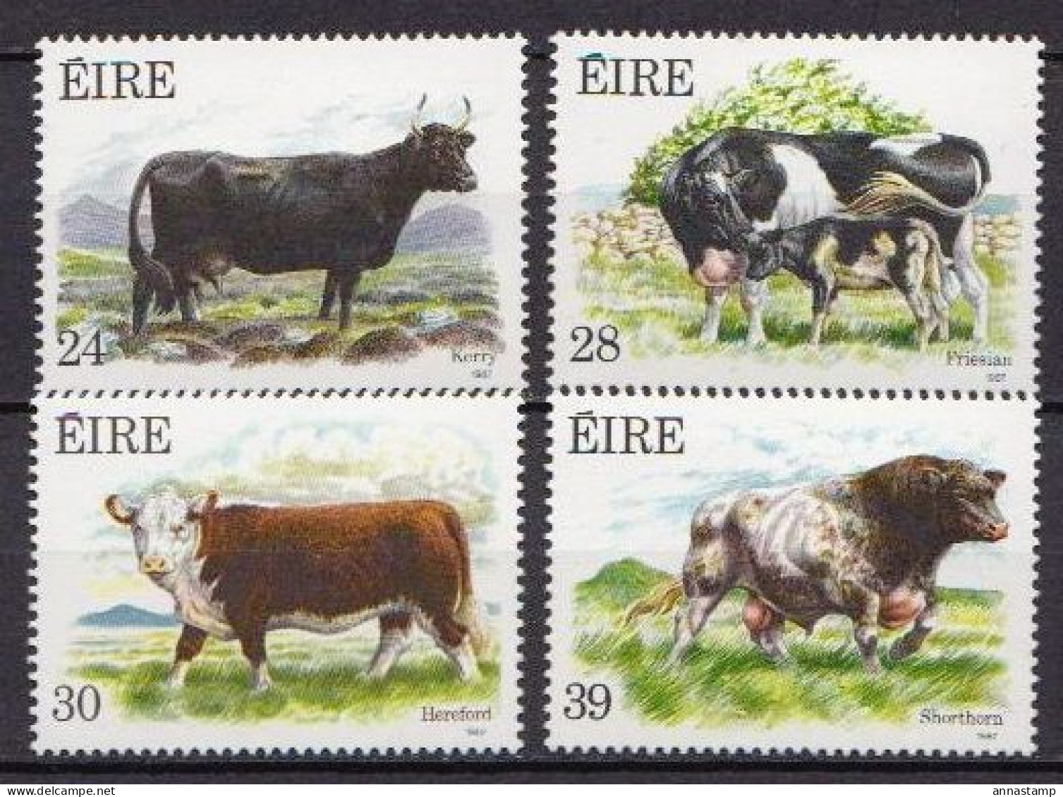 Ireland MNH Set - Farm