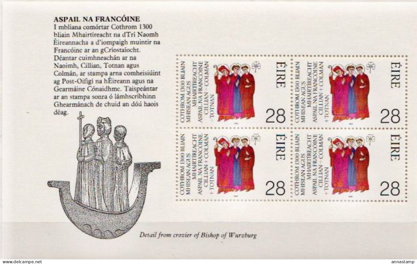 Ireland 4 MNH Booklet Pains - Christianity