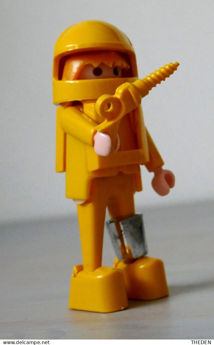 Playmobil Vintage Playmo Space Cosmonaute Jaune 3509 3534 3535 3536 3559 /1980 - Playmobil