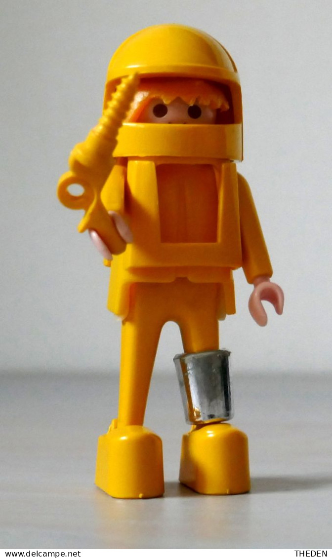 Playmobil Vintage Playmo Space Cosmonaute Jaune 3509 3534 3535 3536 3559 /1980 - Playmobil