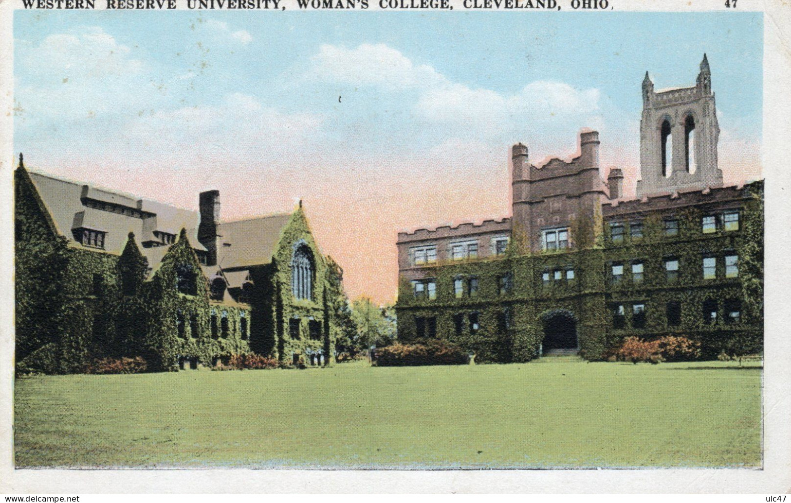 - WOMAN'S COLLEGE, CLIVELAND, OHIO . - Scan Verso - - Cleveland
