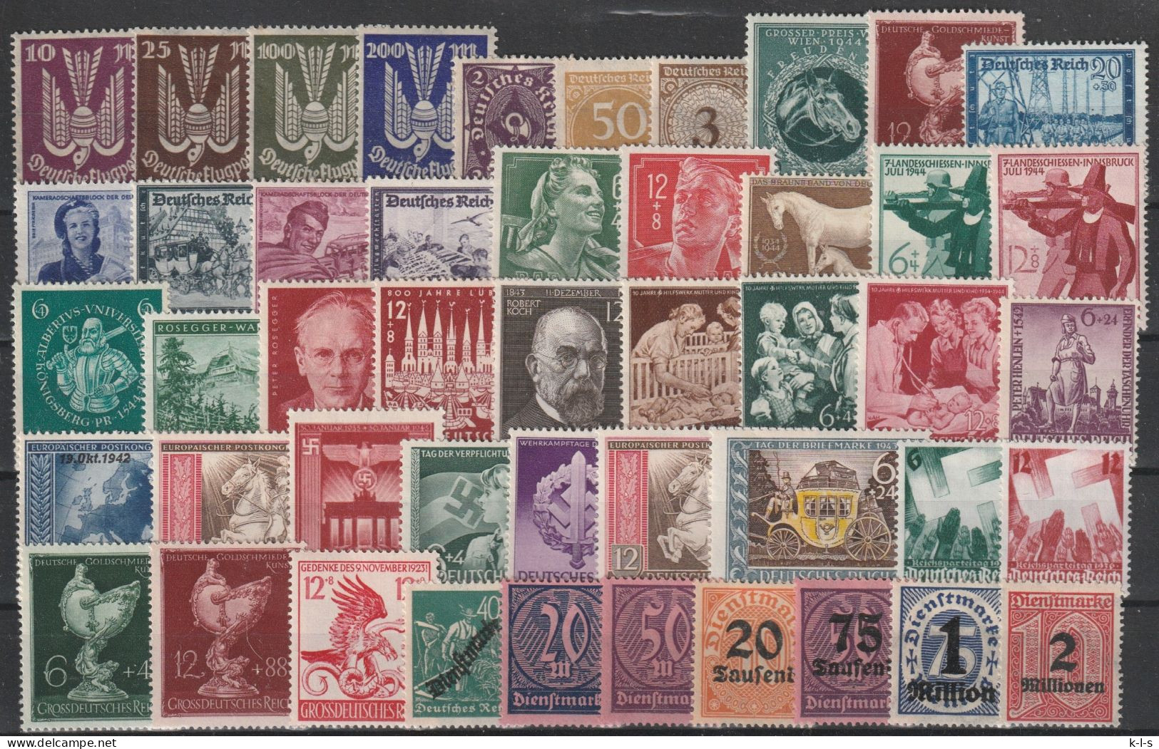 Deutsches Reich: Posten Mit Diversen Versch. Werten.    **/MNH - Lots & Kiloware (mixtures) - Max. 999 Stamps