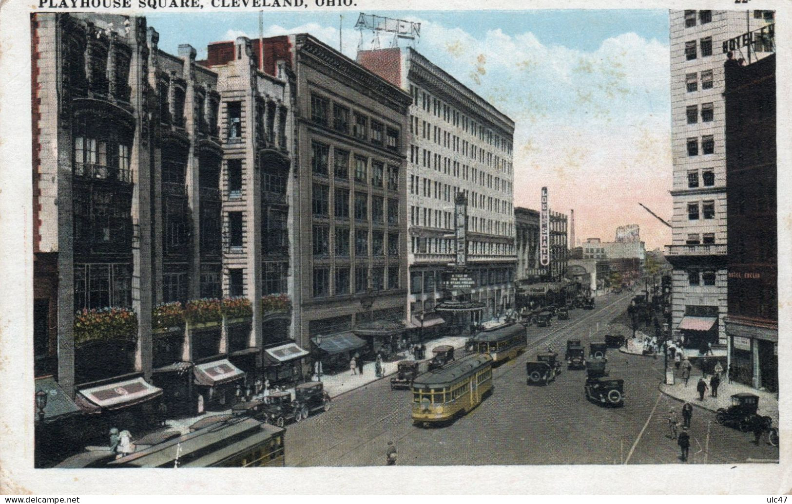 - PLAYHOUSE SQUARE, CLIVELAND, OHIO . - Scan Verso - - Cleveland