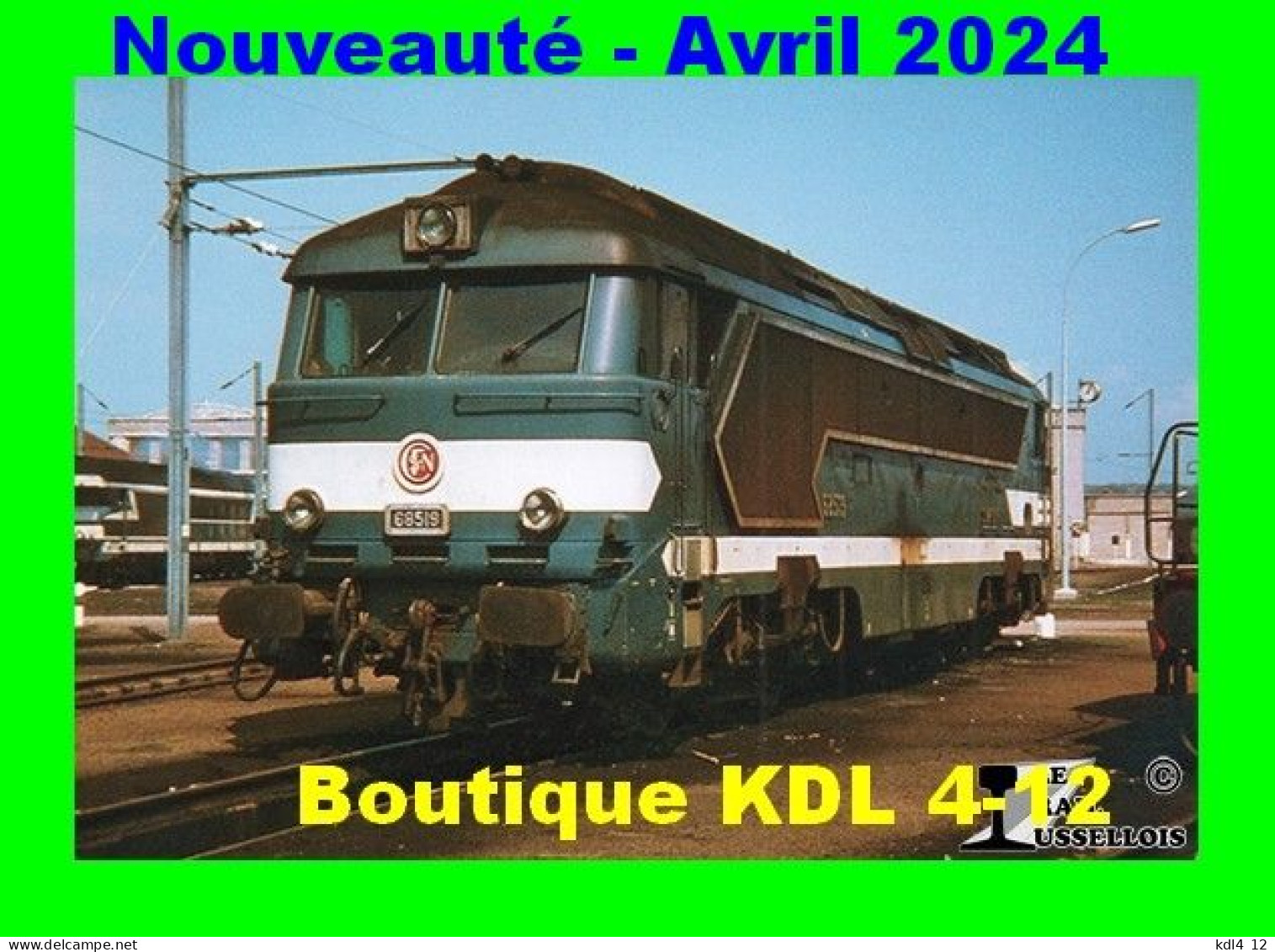 RU 2194 - Loco A1A A1A 68519 Au Dépôt - CHALINDREY - Haute - Marne - SNCF - Materiale