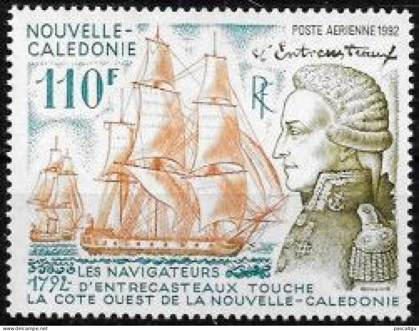 Nouvelle Calédonie - 1992 - PA N° 289  ** - Unused Stamps