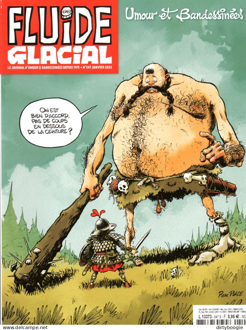 Fluide Glacial N° 547 - Janvier 2022 - Diego Aranega - Les Mémés - L'Abbé - Lefred-Thouron - Thiriet - Casoar - Fluide Glacial