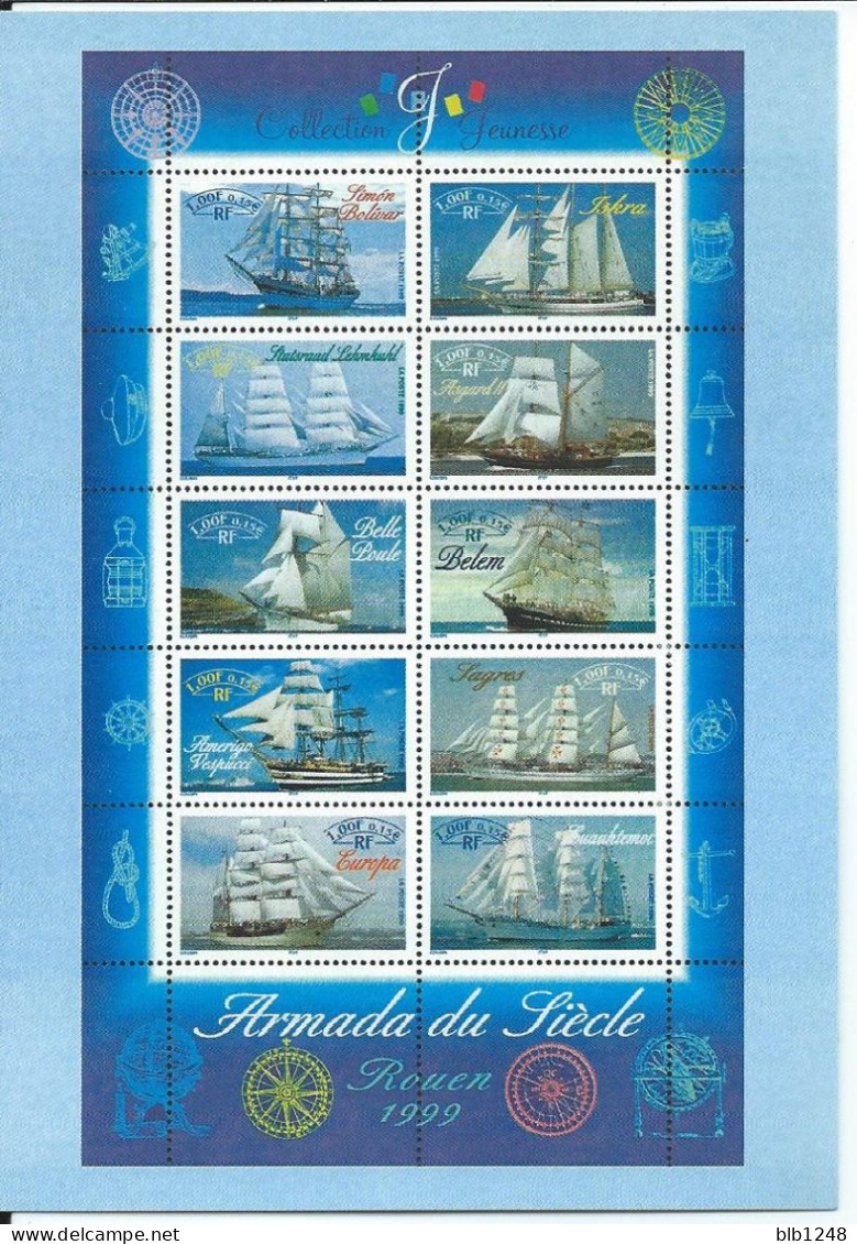 Emission Timbres Poste France  2eme Semestre 1999 - Poste & Facteurs