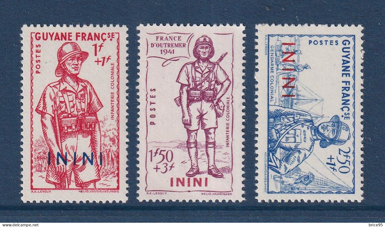 Inini - YT N° 48 à 50 ** - Neuf Sans Charnière - 1941 - Unused Stamps