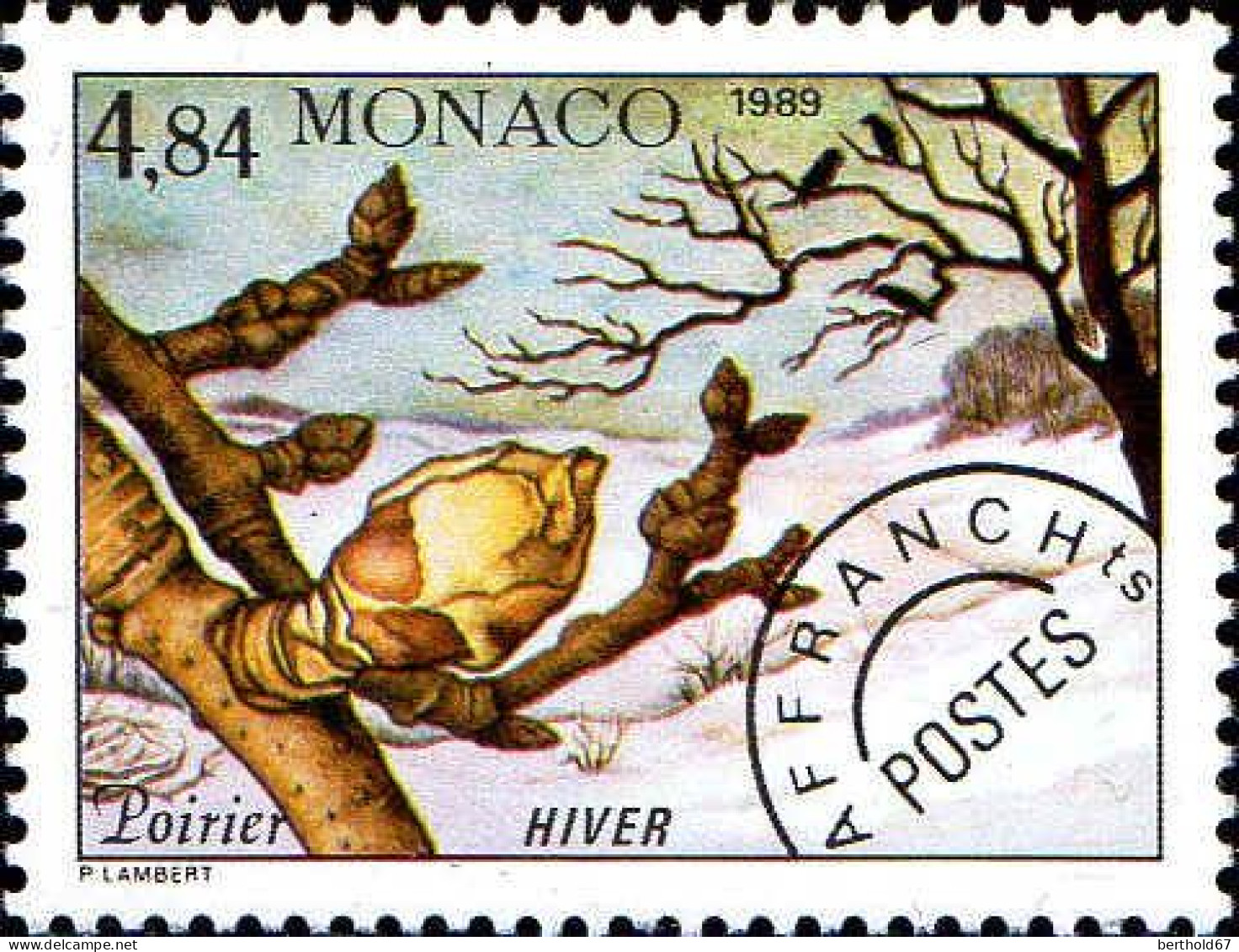 Monaco Préo N** Yv:105 Mi:1927 Poirier Hiver - VorausGebrauchte