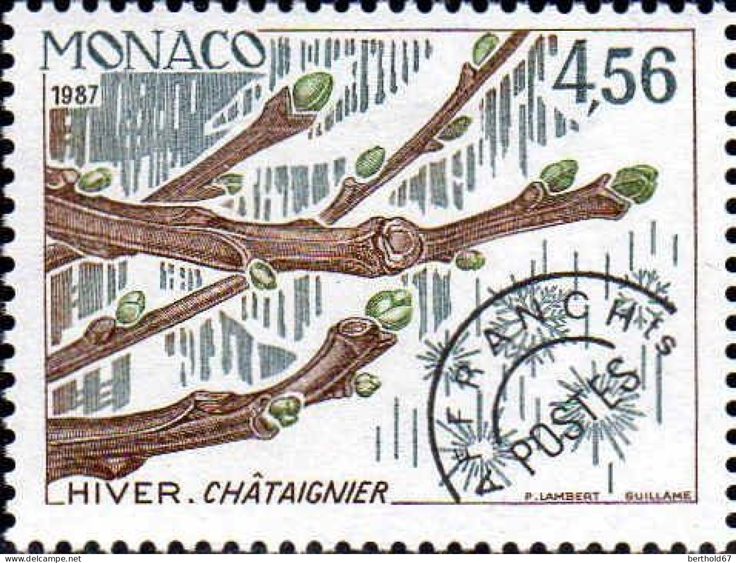 Monaco Préo N** Yv: 97 Mi:1790 Châtaignier - Precancels