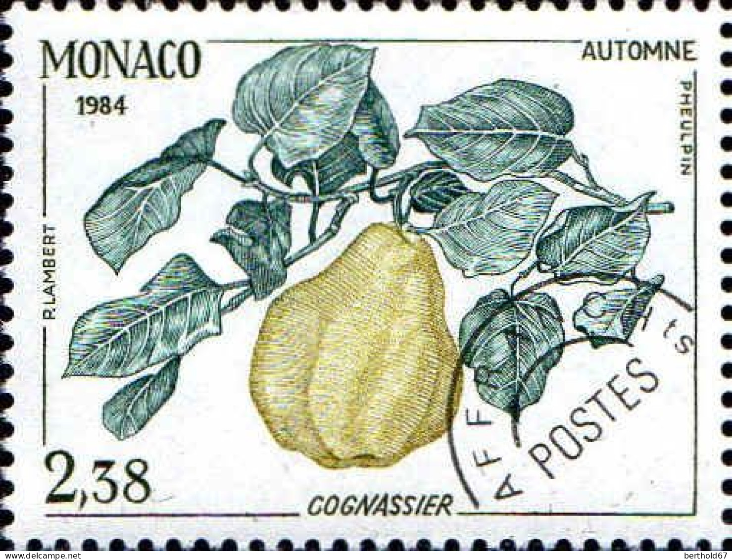 Monaco Préo N** Yv: 84 Mi:1643 Cognassier Automne - Precancels