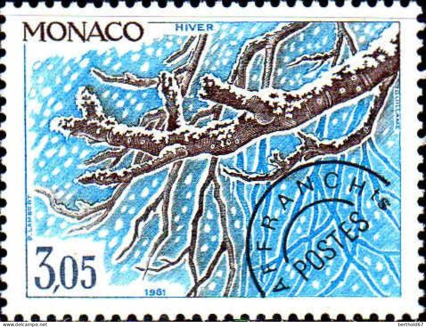 Monaco Préo N** Yv: 73 Mi:1463 Hiver Marronnier - Precancels