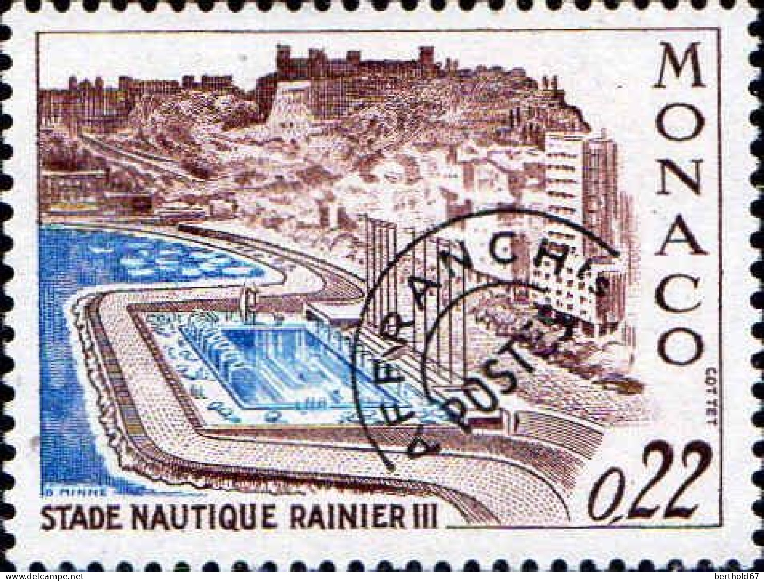 Monaco Préo N* Yv: 27 Mi:938 Stade Nautique Rainier III (sans Gomme) - VorausGebrauchte