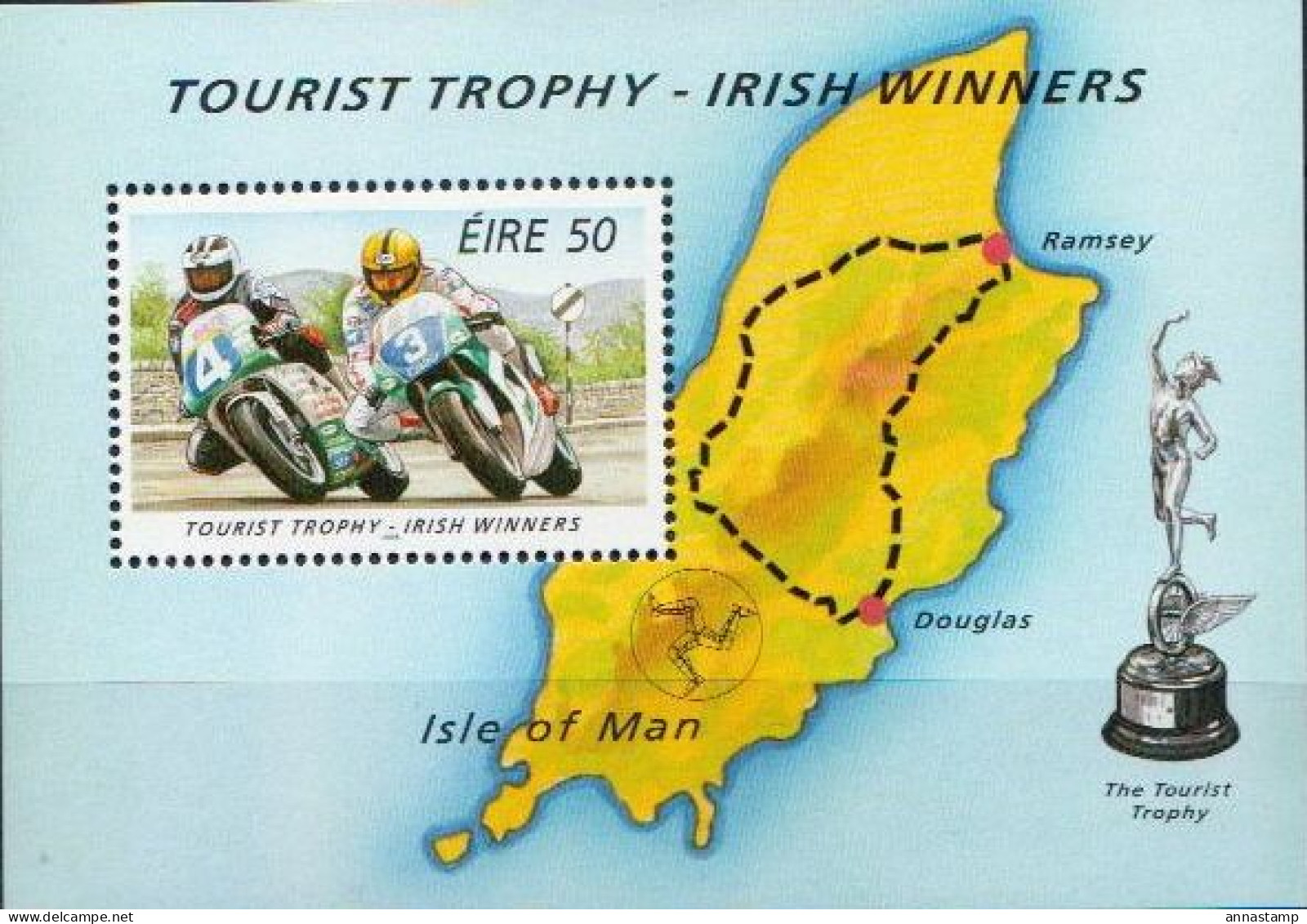 Ireland MNH Minisheet - Motorfietsen