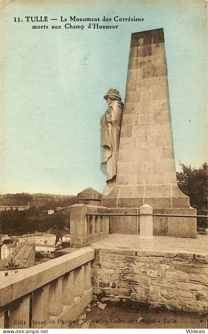 France - (19) Corrèze - Tulle - Le Monument Des Corréziens Morts Aux Champ D'Honneur - Tulle