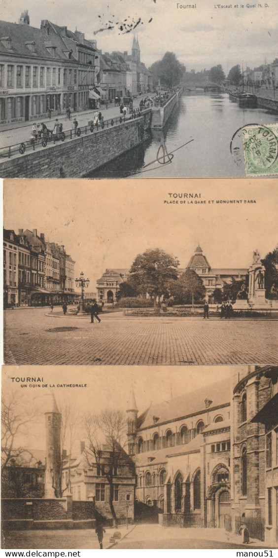 Belgique - TOURNAI - Lot De 6 CP - Tournai