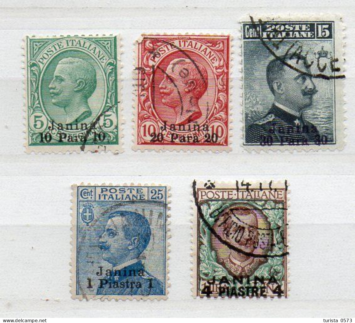 JANINA 1910/11 Ufficio Postale Italiano - Lots & Kiloware (mixtures) - Max. 999 Stamps