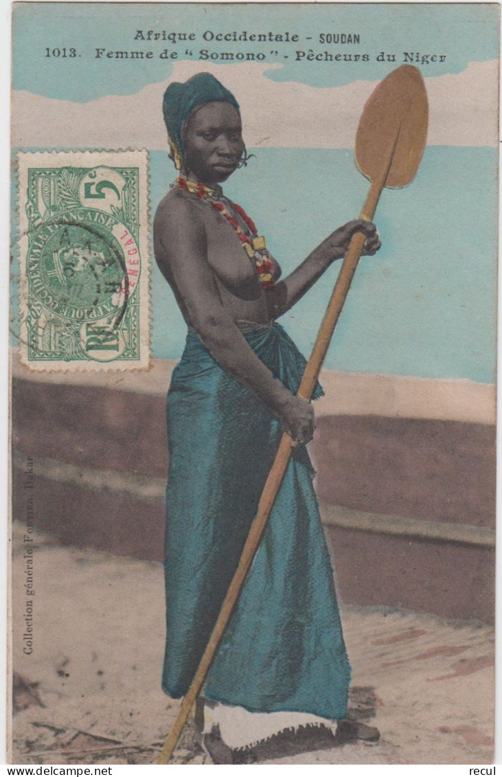 SOUDAN - Afrique Occidentale - 1013 - Femme De " Somono "  Pêcheurs Du Niger - Soudan